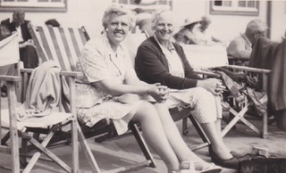 Doris and Ruth Swannell at Skegness